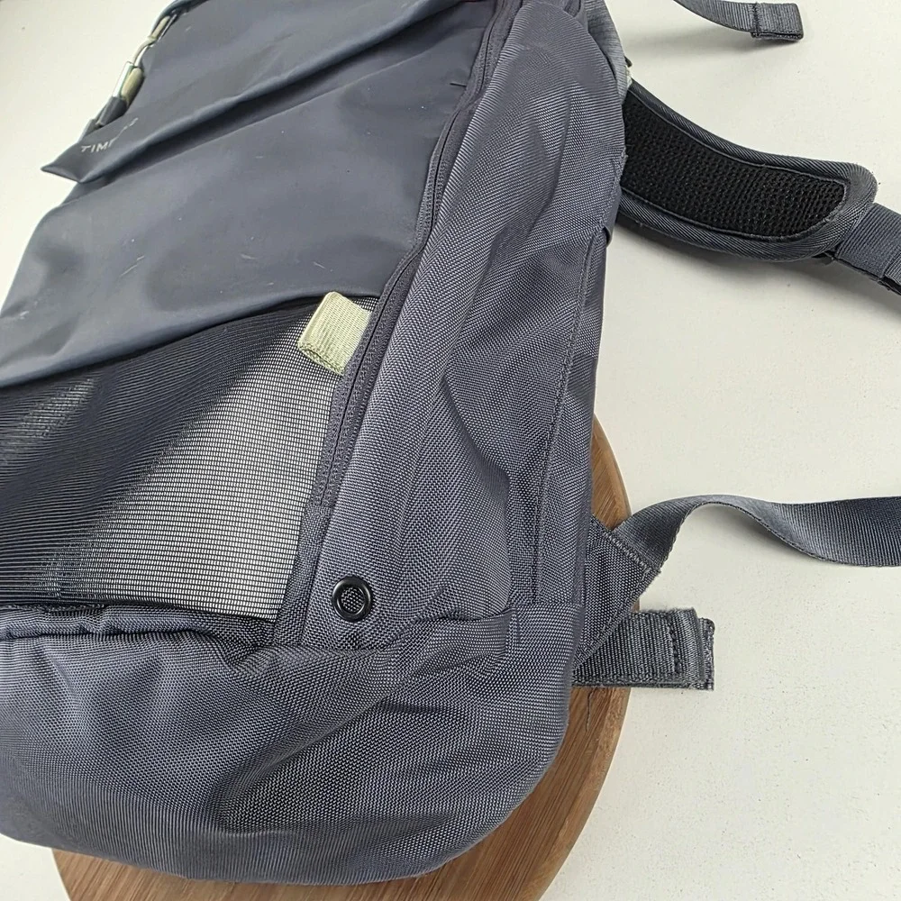 Timbuk2 Backpack Gray 21 Inch Laptop Bag Travel Daypack Men Nylon Commuter